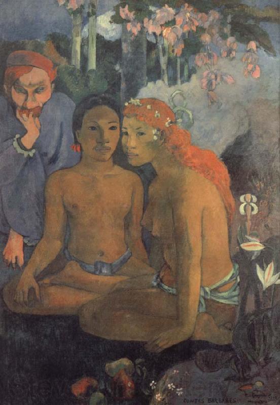 Paul Gauguin Contes Barbares France oil painting art